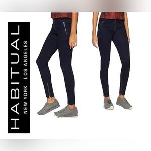 Habitual New York Los Ángeles Hi Rise Zip skinny Jeans Size: 26